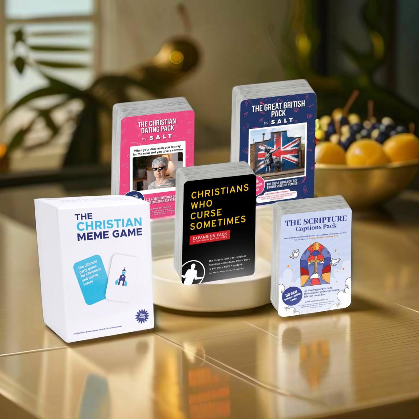 Family Game Night | Christian Meme Game Caption Expansion Packs